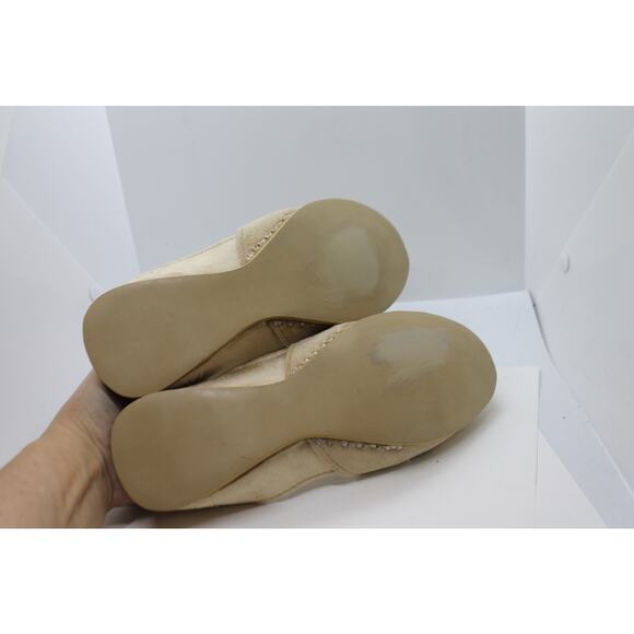 Fuchsia Tan Beaded Ballet Flats (read for size - 9?) - Picture 4 of 4